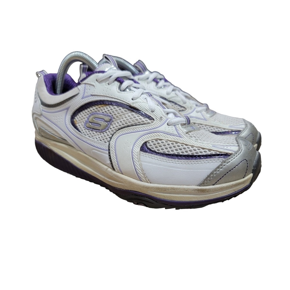 Skechers Shape Ups Women's Toning Walking Purple Shoes‎ Size 10